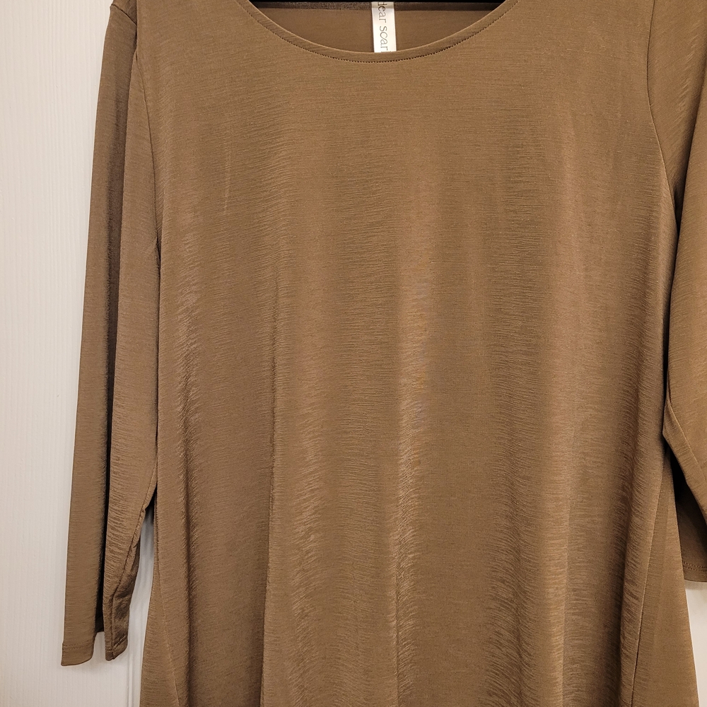 Scarlett Taupe Long Sleeve Top